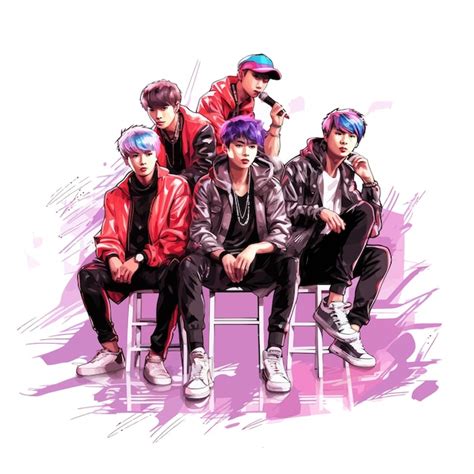 Premium Vector Kpop Cool Sticker Design Vector Art