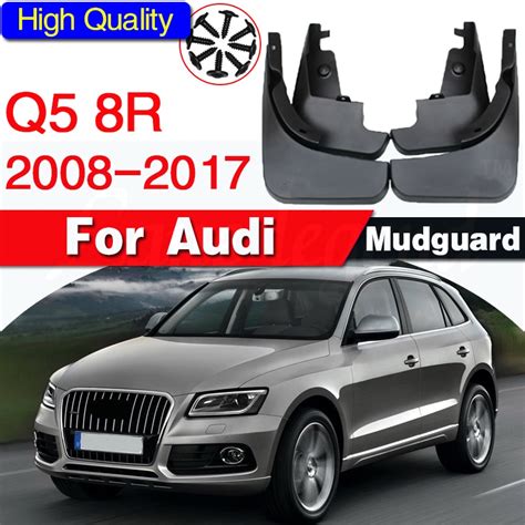 4 pçs para audi q5 8r mud flap guarda fender mudguards respingo