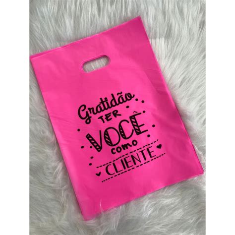 Sacolas Plasticas X Para Loja Aqui Dentro H Muito Amor