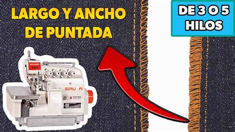 Overlock Ancho y Largo de Puntada Conversión y Mucho más YouTube