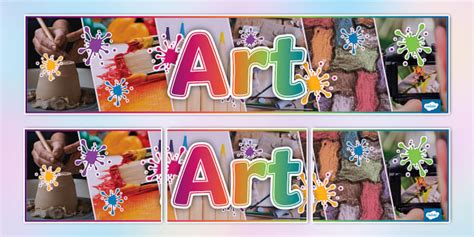 Art Photo Display Banner (teacher made) - Twinkl