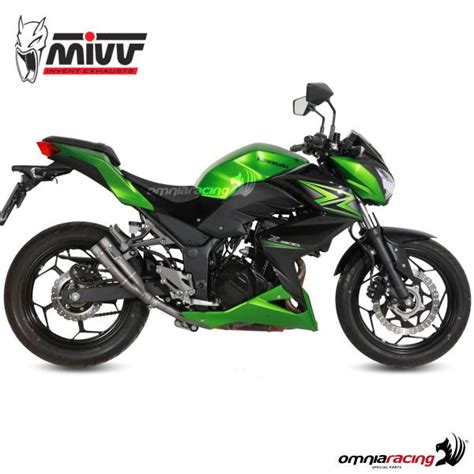 Mivv Exhaust Slip On Double Gun Racing Titanium Kawasaki Z