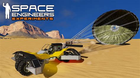 Space Engineers Experiments Parachute Testing Youtube