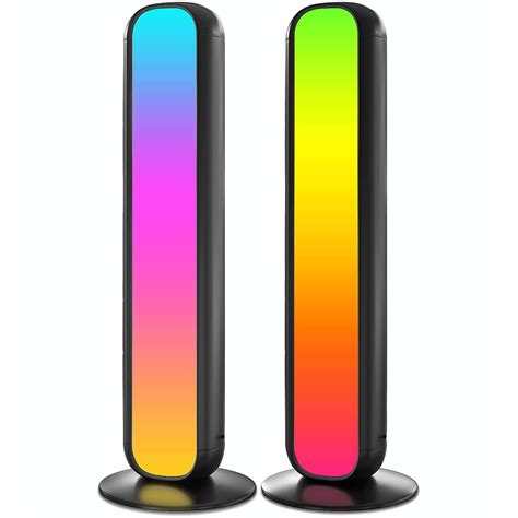 Комплект 2 лампи, RGB Smart LED, За Ambient/Gaming осветление ...