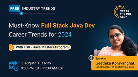 Webinar Full Stack Java Dev Career Trends For 2024