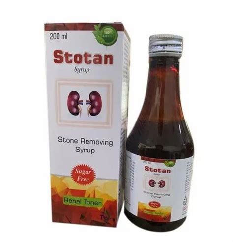 Stotan Stone Removing Syrup Packaging Type Bottle Ml At Rs