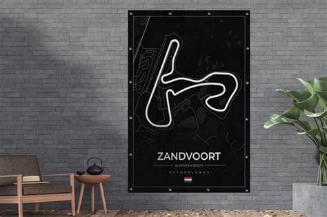 Muurdecoratie Formule 1 Circuit Zandvoort Racebaan Nederland