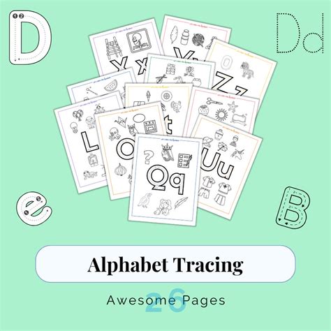 Printable ABC Alphabet Tracing Worksheets Alphabet Tracing Coloring ...