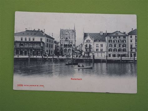 Rorschach Hafen Bahnhof Restaurant Bodensee Boote Belebt Kaufen