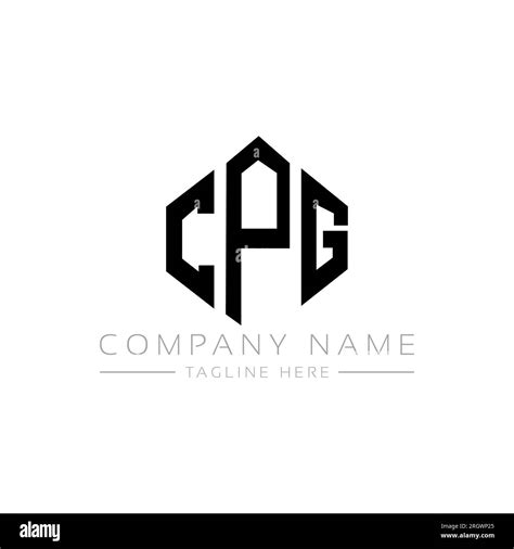 Cpg Letter Logo Design With Polygon Shape Cpg Polygon And Cube Shape Logo Design Cpg Hexagon