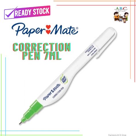 Ready Stock Paper Mate Correction Pen Ml Shopee Malaysia