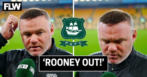 Sad To See How Plymouth Argyle Fans Reacted To Wayne Rooney S