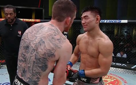 Cory Sandhagen Song Yadong Ufc Fight Night 210 Handshake Mma Junkie