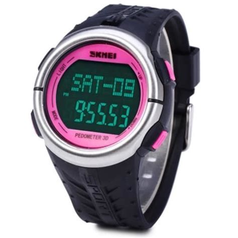 Skmei Multifunctional Heart Rate Tracking Pedometer Led Wristwatch