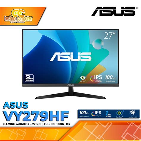 Jual MONITOR ASUS VY279HF Gaming Monitor 27 Inch FHD 1920 X 1080