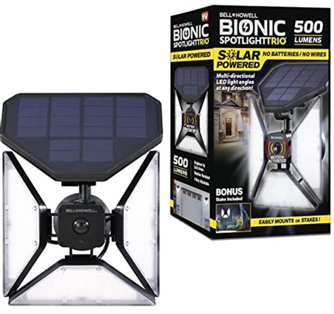 Bionic Spotlight Trio Solar Light Solar Spotlight Floodlight As Seen On