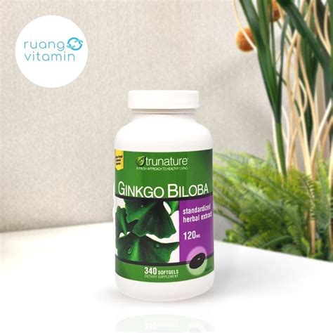 Jual Trunature Ginkgo Biloba Mg Softgels Shopee Indonesia