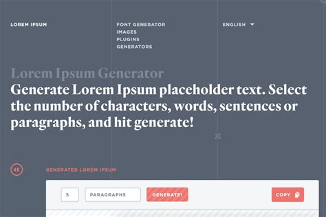 Lorem Ipsum Generator - tools for freelancers, entrepreneurs and marketing teams