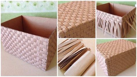 How to make cardboard box made of cardboard – Simple Craft Idea