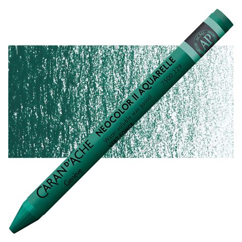 Caran D Ache Neocolor Ii Aquarelle Artists Pastel Dark Green Blick