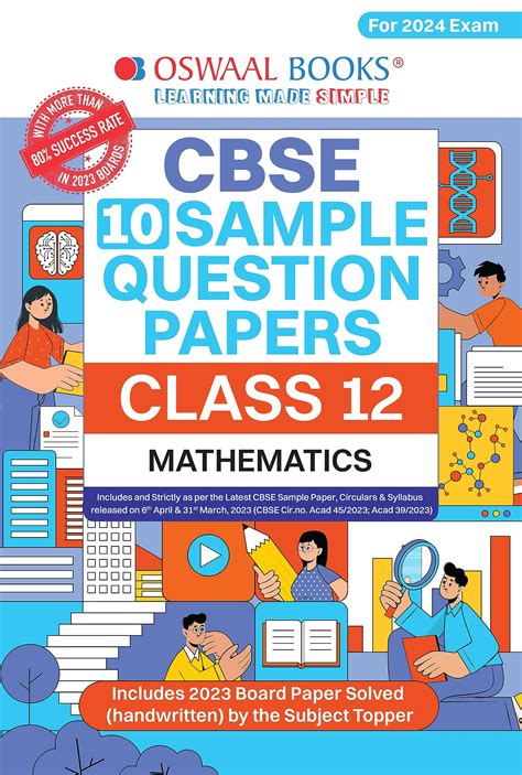 Urbanbae Oswaal Cbse 10 Sample Question Papers Mathematics Class 12