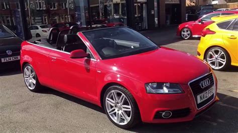 Audi A3 Tdi S Line Convertible 2 0 Manual Diesel Youtube