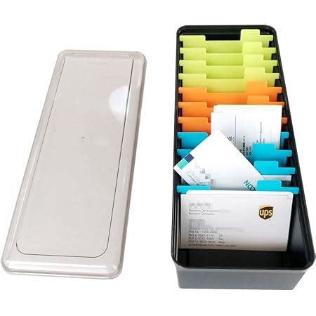 Amazon Business Card Holder Box Business Card File Card Storage