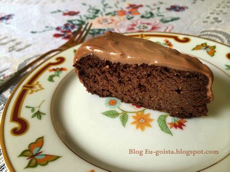 Eu egoísta Receita Bolo de chocolate SEM trigo glúten free