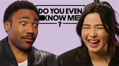 Donald Glover Maya Erskine Test Their Friendship Do You Even Know