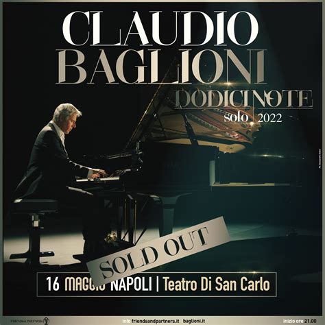 Claudio Baglioni On Twitter SOLD OUT IN SEI MINUTI I BIGLIETTI PER L