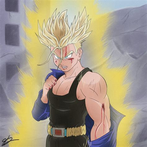 Super Saiyan Future Trunks By Me R Dbz