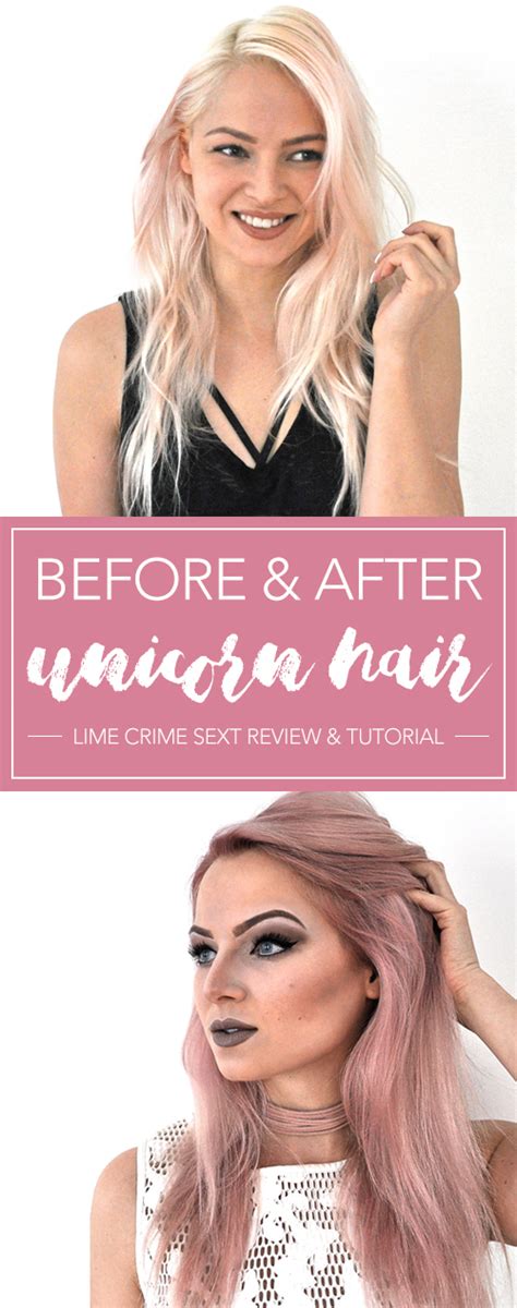 Lime Crime Unicorn Hair Sext Review And Tutorial Mayalamode