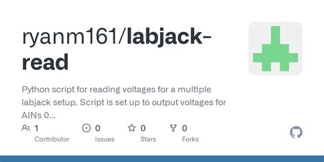 GitHub - ryanm161/labjack-read: Python script for reading voltages for ...