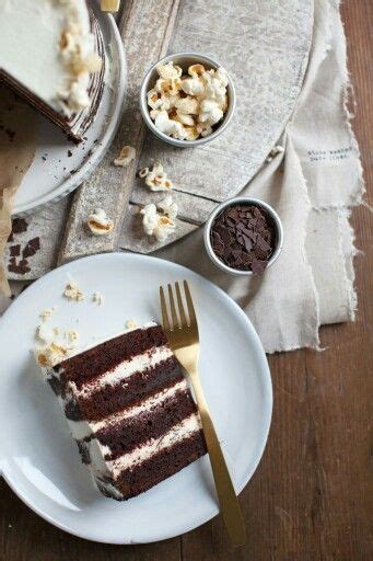 Stracciatella Chocolate Popcorn Layer Cake German Pastries Baking