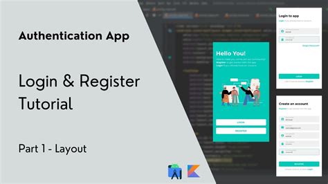 Login Register Authentication App Android Kotlin Tutorial Part