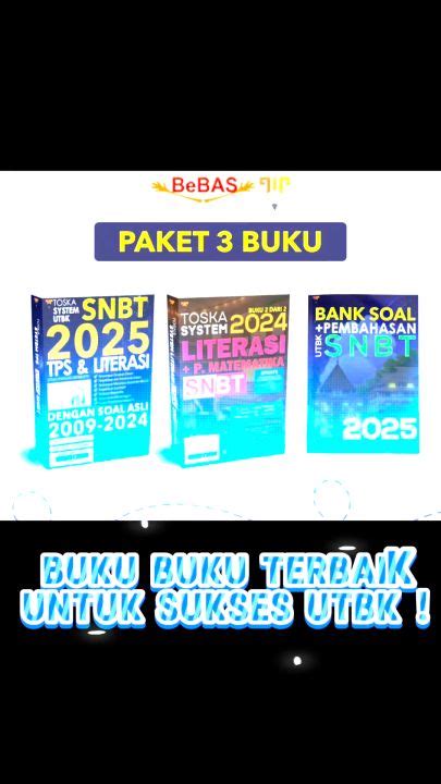 Buku Toska System UTBK SNBT 2025 Soal Asli 2009 2024 7 Subtes TPS