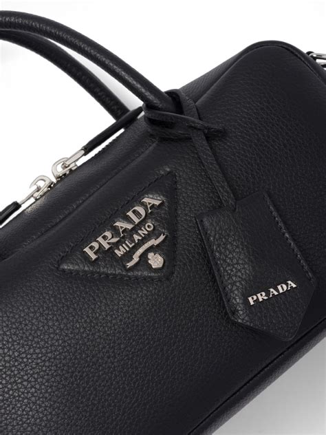 Prada Logo Lettering Top Handle Bag Farfetch