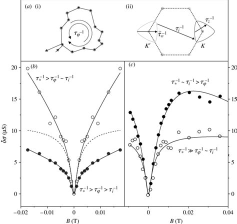 A Illustration Of The Rates That Control The Wl In Graphene I A Download Scientific