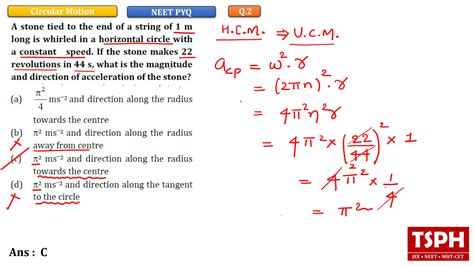 SOLUTION Rotational Motion Circular Motion Neet Pyq 2021 23 Entrance