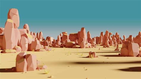 Animated Background Desert Stock Video Footage for Free Download