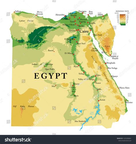 map of where egypt is 6