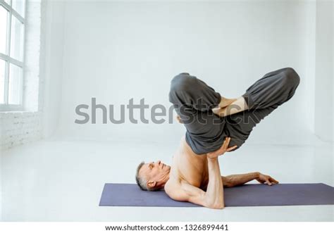Senior Athletic Man Naked Torso Practising Stock Photo Shutterstock