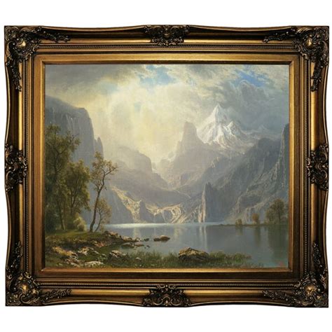 Vault W Artwork In The Sierras Lake Tahoe 1868 By Albert