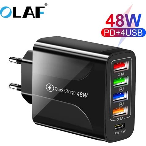 Batabia Olaf 48W 5 Port USB Şarj Aleti Pd C Tipi Şarj Cihazı Fiyatı