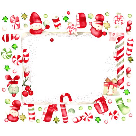 Christmas Candy Border · Creative Fabrica