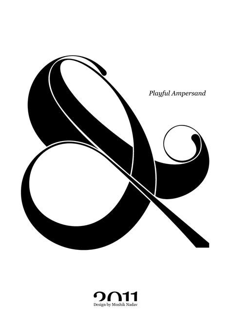 Moshik Nadav Typography Blog Playful Ampersand New Experimental