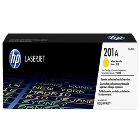 HP 201A Yellow Original LaserJet Toner Cartridge CF402A