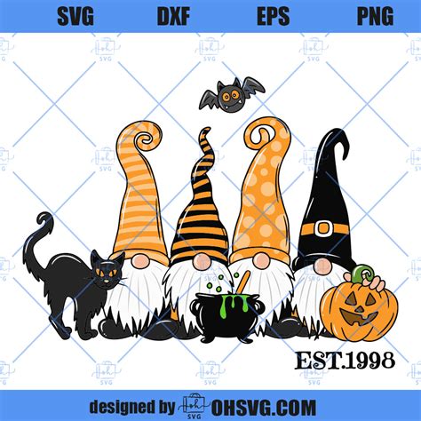 Halloween Gnomes SVG, Halloween SVG, Halloween Vibes SVG, Halloween Sp ...