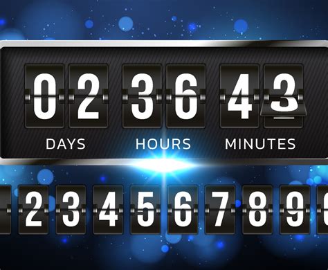 countdown clock template