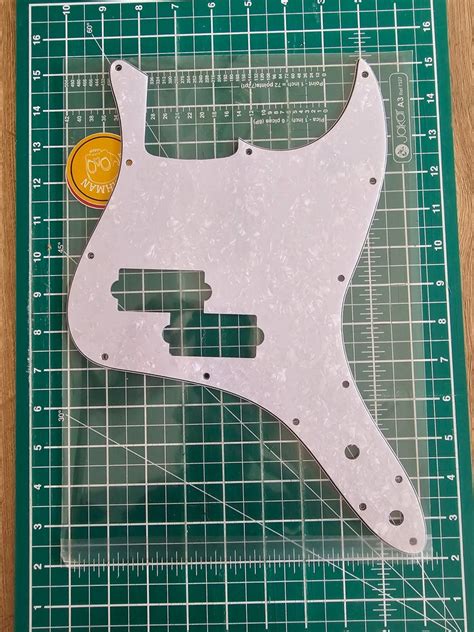 Mark Hoppus Signature Mk1 Jazzprecision Bass Pickguard Designed To Fit Fender Official Mark